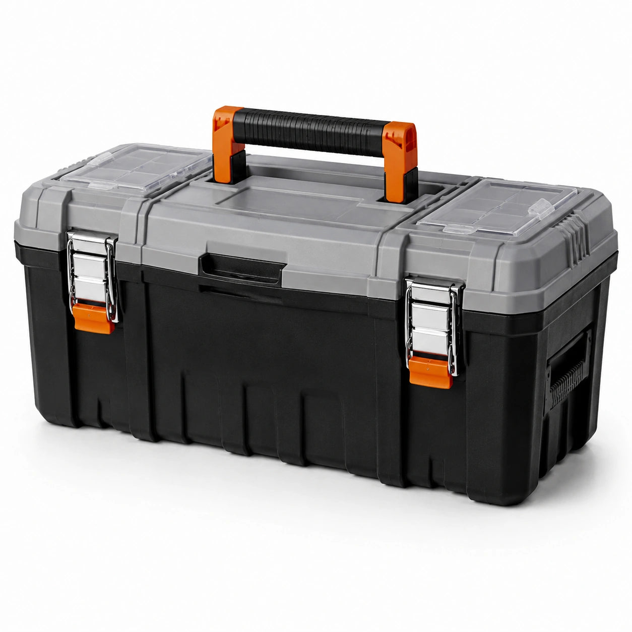 Werkzeugkasten Polypropylen Schwarz/Orange 60 cm