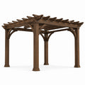Kiefernholz Pergola Braun 300x300x240cm