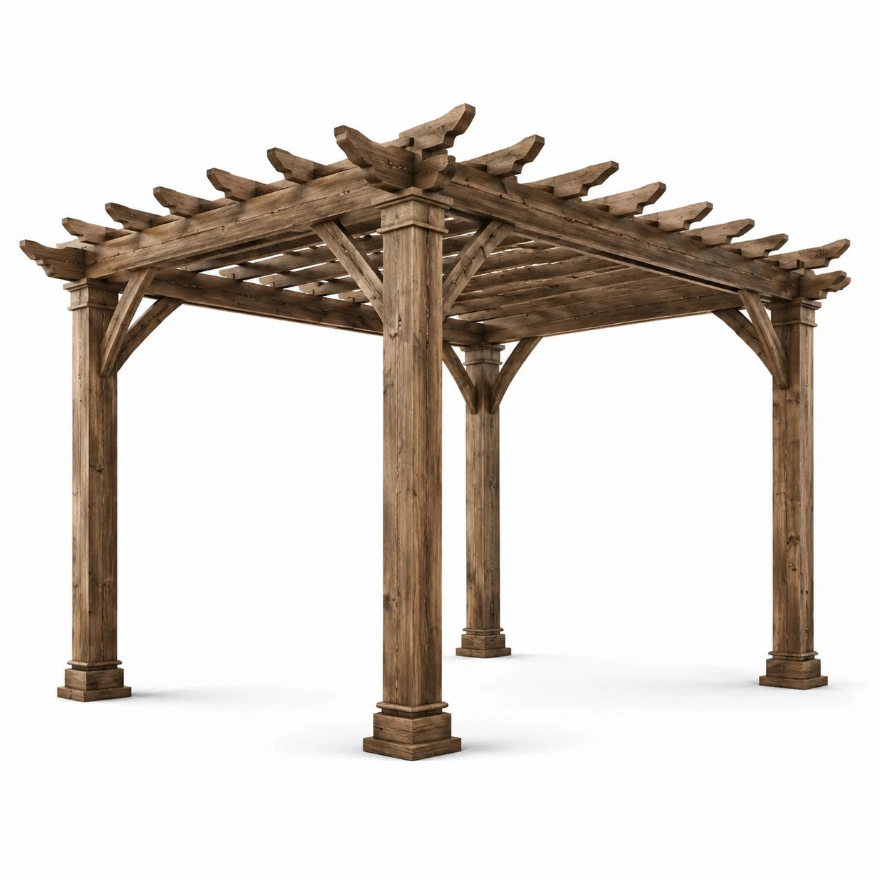 Pergola aus Kiefernholz 300x300 cm